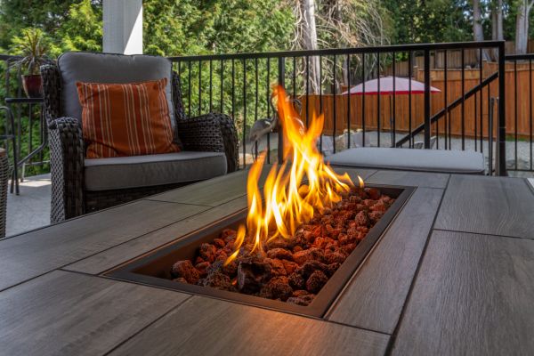 Gas Fire Pit Installation in Kenner